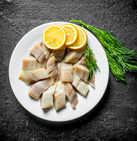 Market crudo with citrus and fennel
